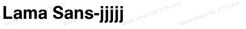 Lama Sans字体转换